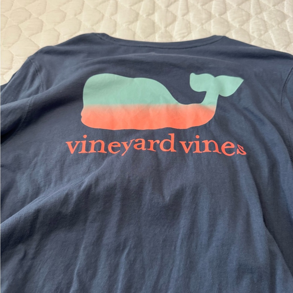 Vineyard Vines Women’s blue Long Sleeve Shirt - Picture 4 of 4